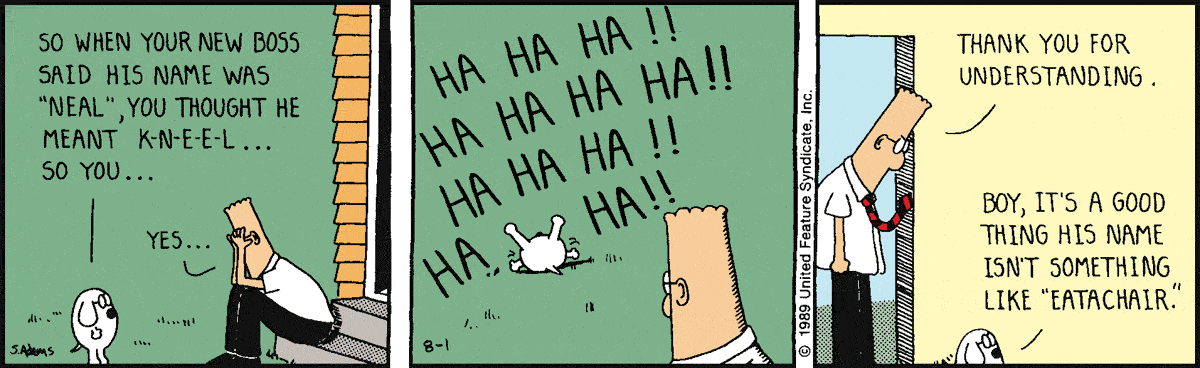 Dilbert Cartoon