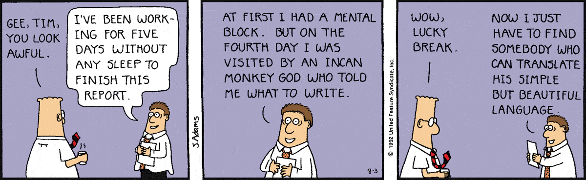 Dilbert Cartoon