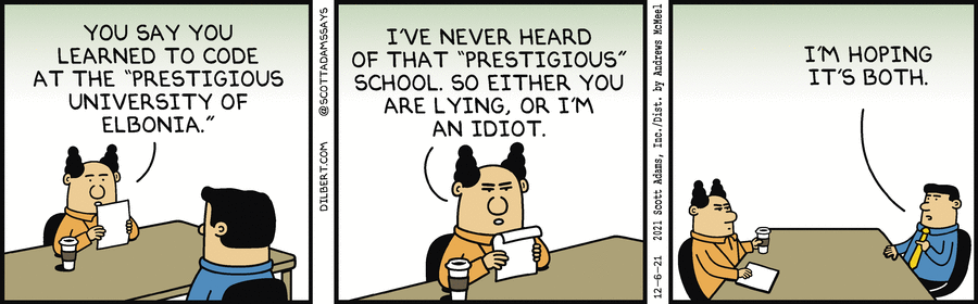 Dilbert Cartoon